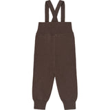 Petit Piao Chestnut Ppdag Højt Stropp Strikk Bukser