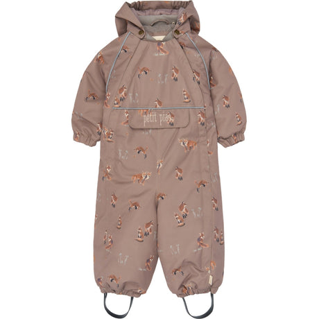 Petit Piao Fossil Fox Aop Ppdard Flydress