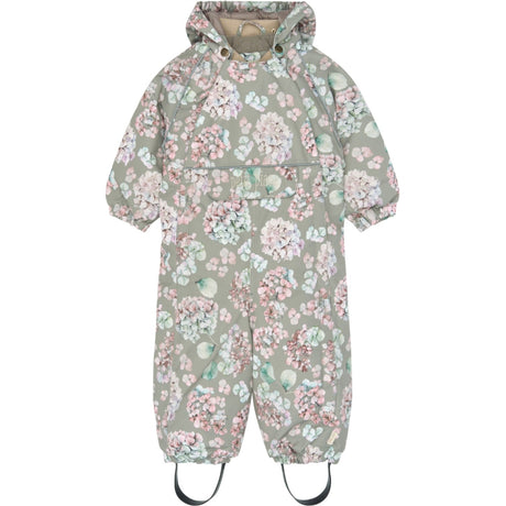 Petit Piao Shadow Hydranger Aop Ppdard Flydress