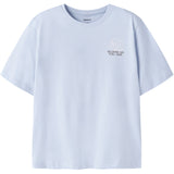 Name It Sheer Blue Nkfkatelin Ss Nreg Topp Pb