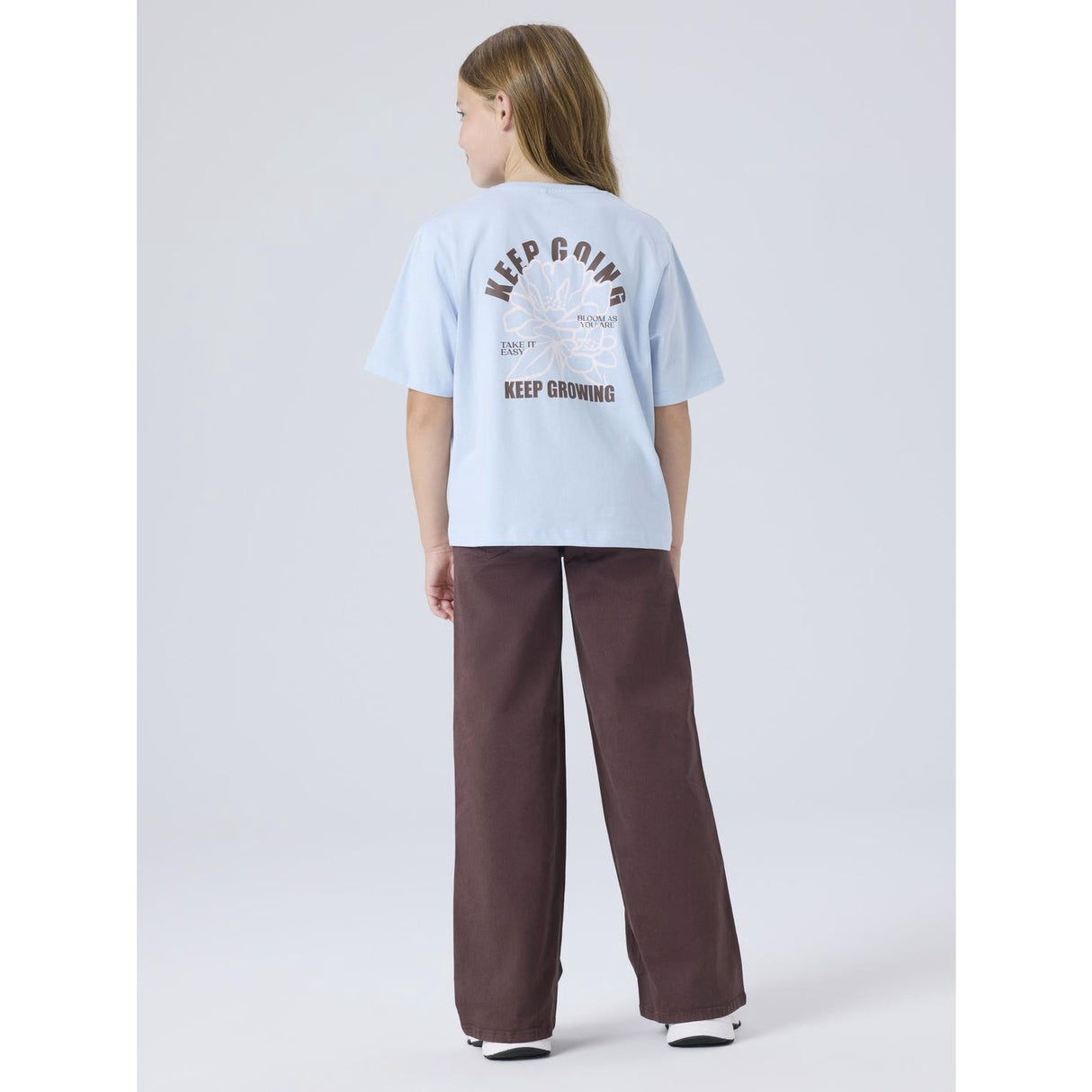 Name It Sheer Blue Nkfkatelin Ss Nreg Topp Pb