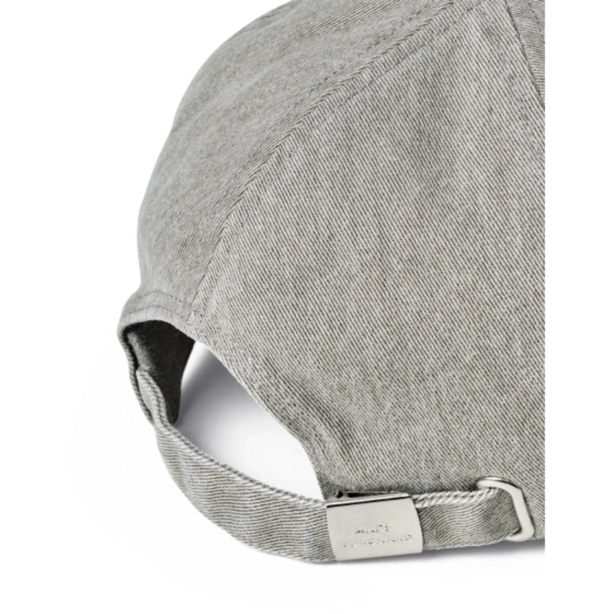 Mads Nørgaard Grey Melange Washed Bomull Twill Speil Coal Caps