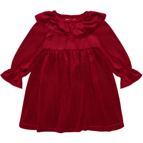Hust & Claire Teaberry Donna Velour Kjole