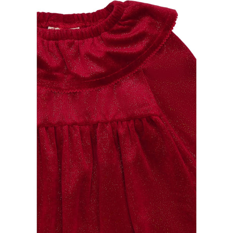 Hust & Claire Teaberry Donna Velour Kjole