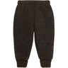 Mikk-Line Dark Brown Melange Ull Bukser
