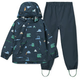 LIEWOOD Cars / Classic Navy Pedia Regntøy Sett