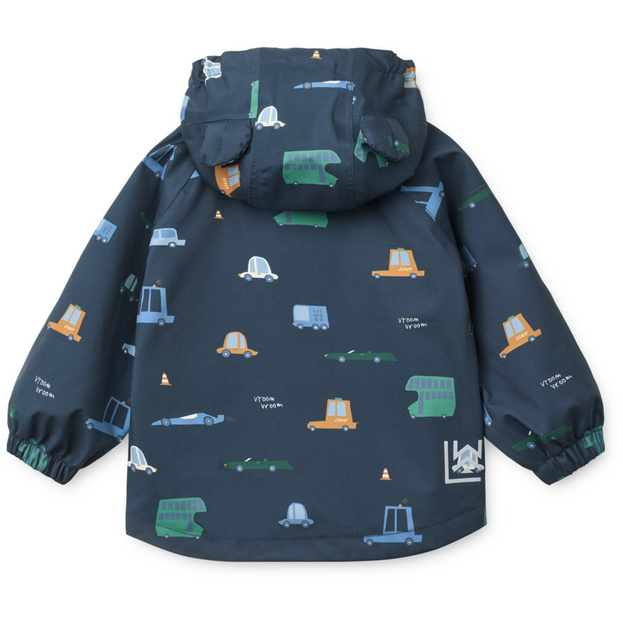LIEWOOD Cars / Classic Navy Manu Regntøy Sett