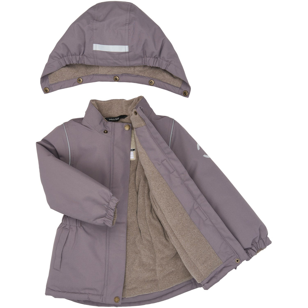 Mikk-Line Shark Winter Jakke Waist Solid