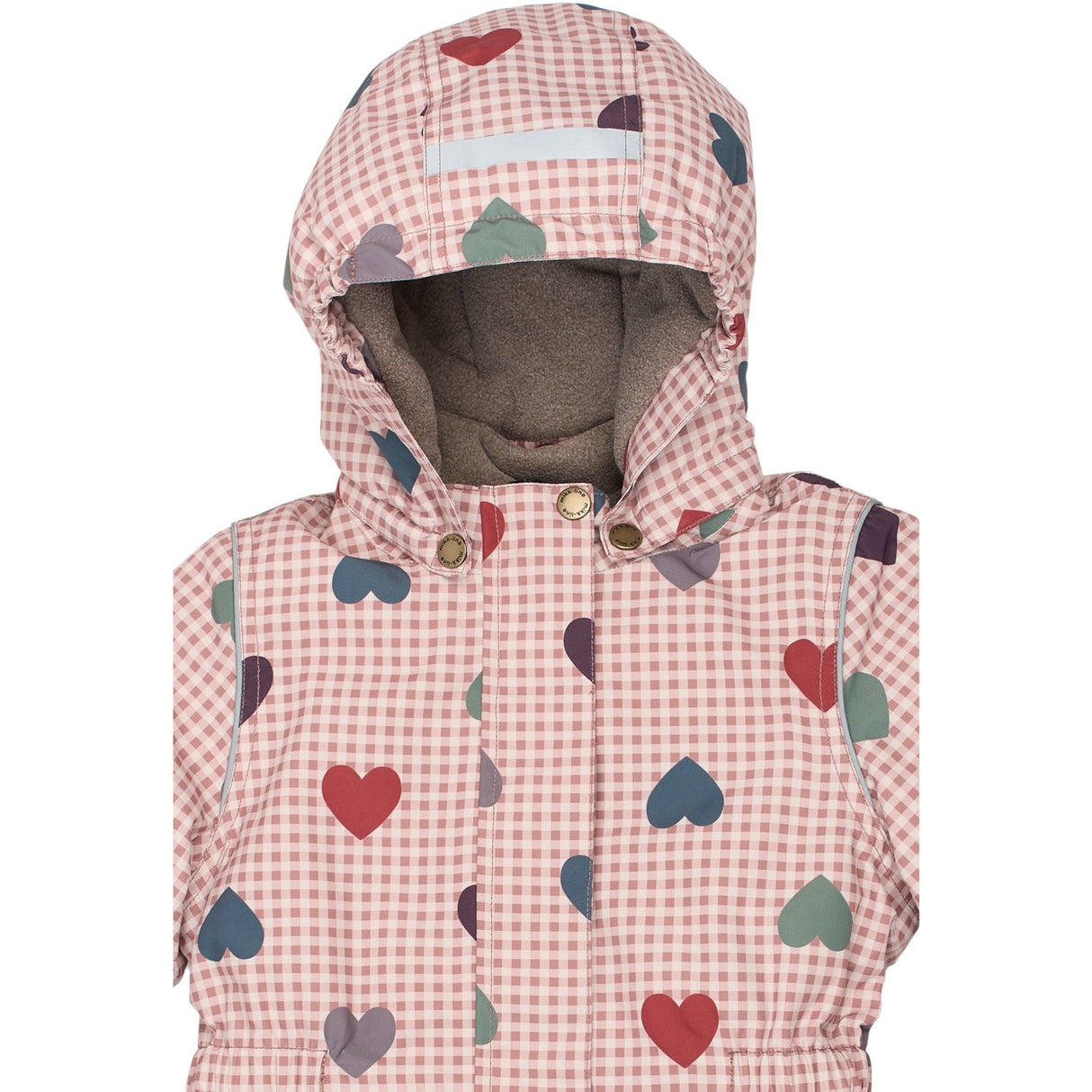 Mikk-Line Heart AOP Winter Jakke Waist AOP