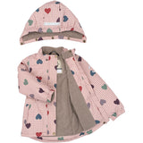 Mikk-Line Heart AOP Winter Jakke Waist AOP