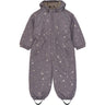 Mikk-Line Snowflake AOP Polyester Junior Drakt - Glitter