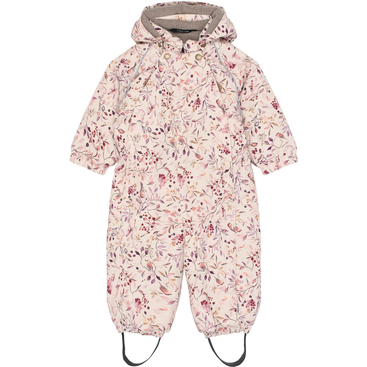 Mikk-Line Berries & Birds AOP Polyester Baby Drakt - AOP