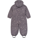 Mikk-Line Snowflake AOP Polyester Junior Drakt - Glitter
