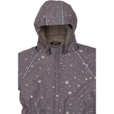 Mikk-Line Snowflake AOP Polyester Junior Drakt - Glitter
