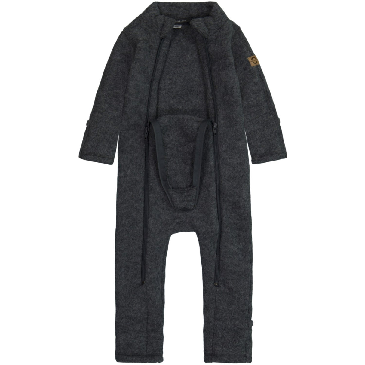 Mikk-Line Anthracite Melange ulldress