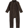 Mikk-Line Dark Brown Melange ulldress