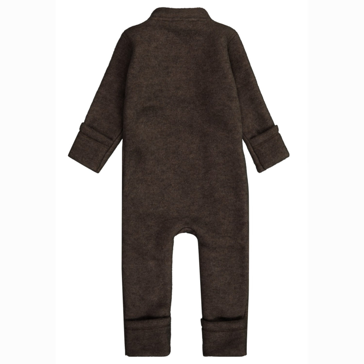 Mikk-Line Dark Brown Melange ulldress