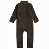 Mikk-Line Dark Brown Melange ulldress