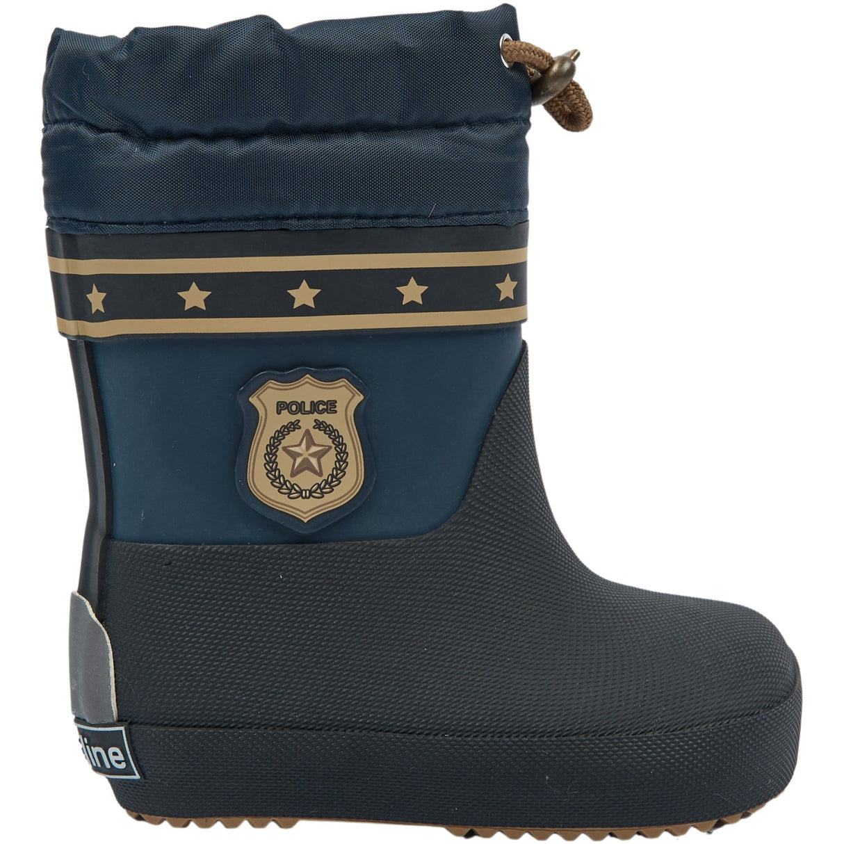 Mikk-Line Blue Nights Gummistøvler Winter Police - Barefoot