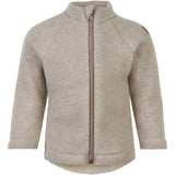 Mikk-Line Melange Offwhite Ull Baby Jakke