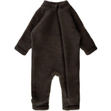 Mikk-Line Dark Brown Melange ulldress