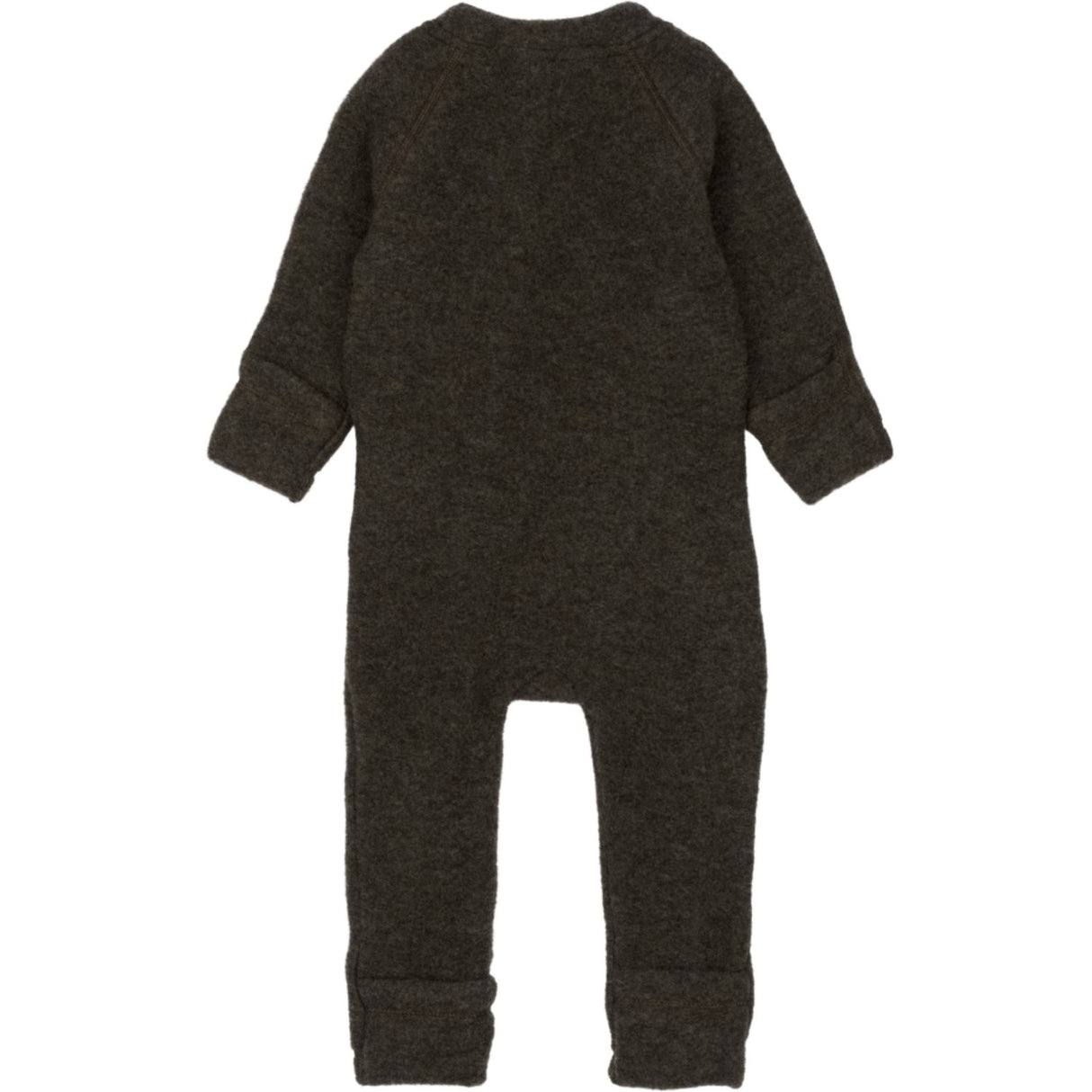 Mikk-Line Dark Brown Melange ulldress