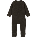 Mikk-Line Dark Brown Melange ulldress
