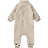 Mikk-Line Melange Offwhite Ull Drakt Med Rib