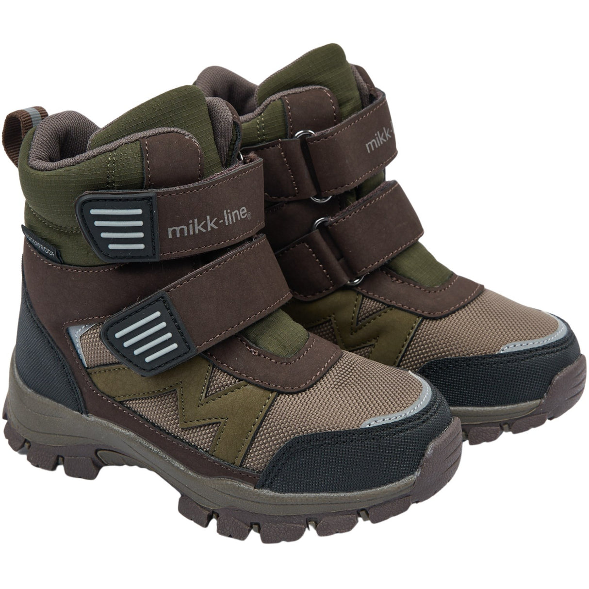 Mikk-Line Kombu Green Winter Støvler Tex Borrelås