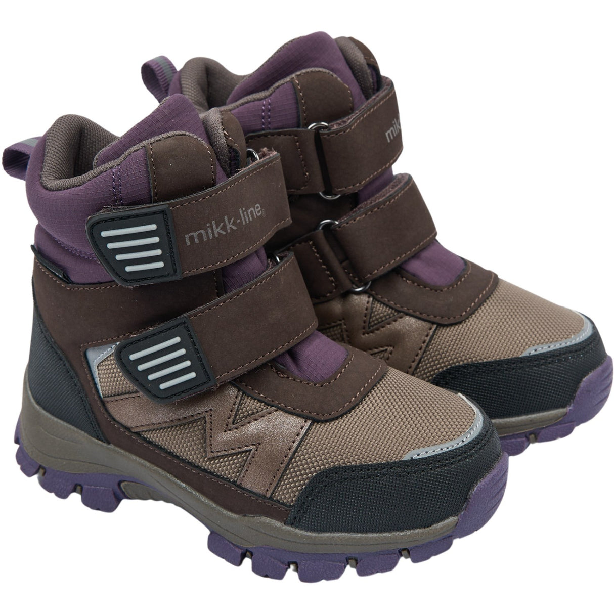 Mikk-Line Plum Perfect Winter Støvler Tex Borrelås