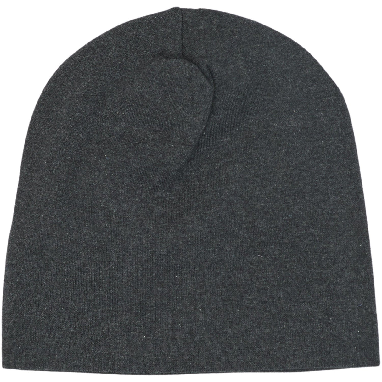 Mikk-Line Dark Grey Melange Bomull Lue - Solid