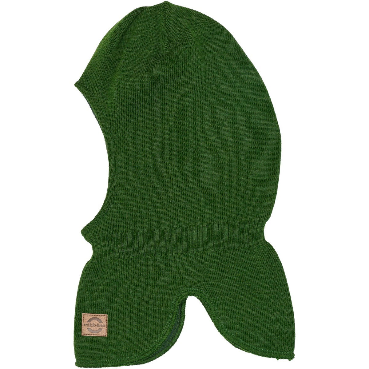 Mikk-Line Kombu Green Strikket Elefantlue Med Ull & Vindstop