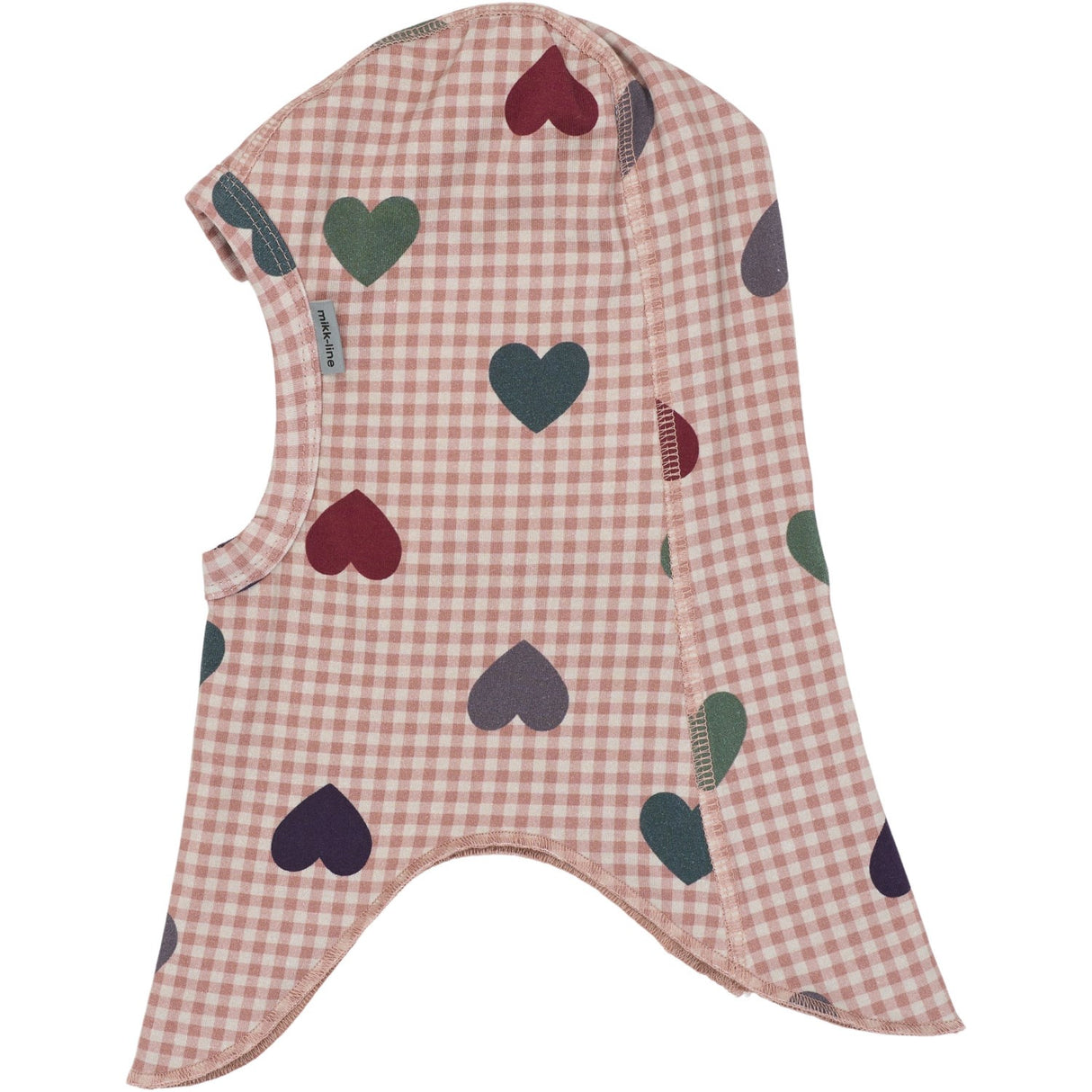 Mikk-Line Heart AOP 2-Pakning Bomull Fullface - Dobbel