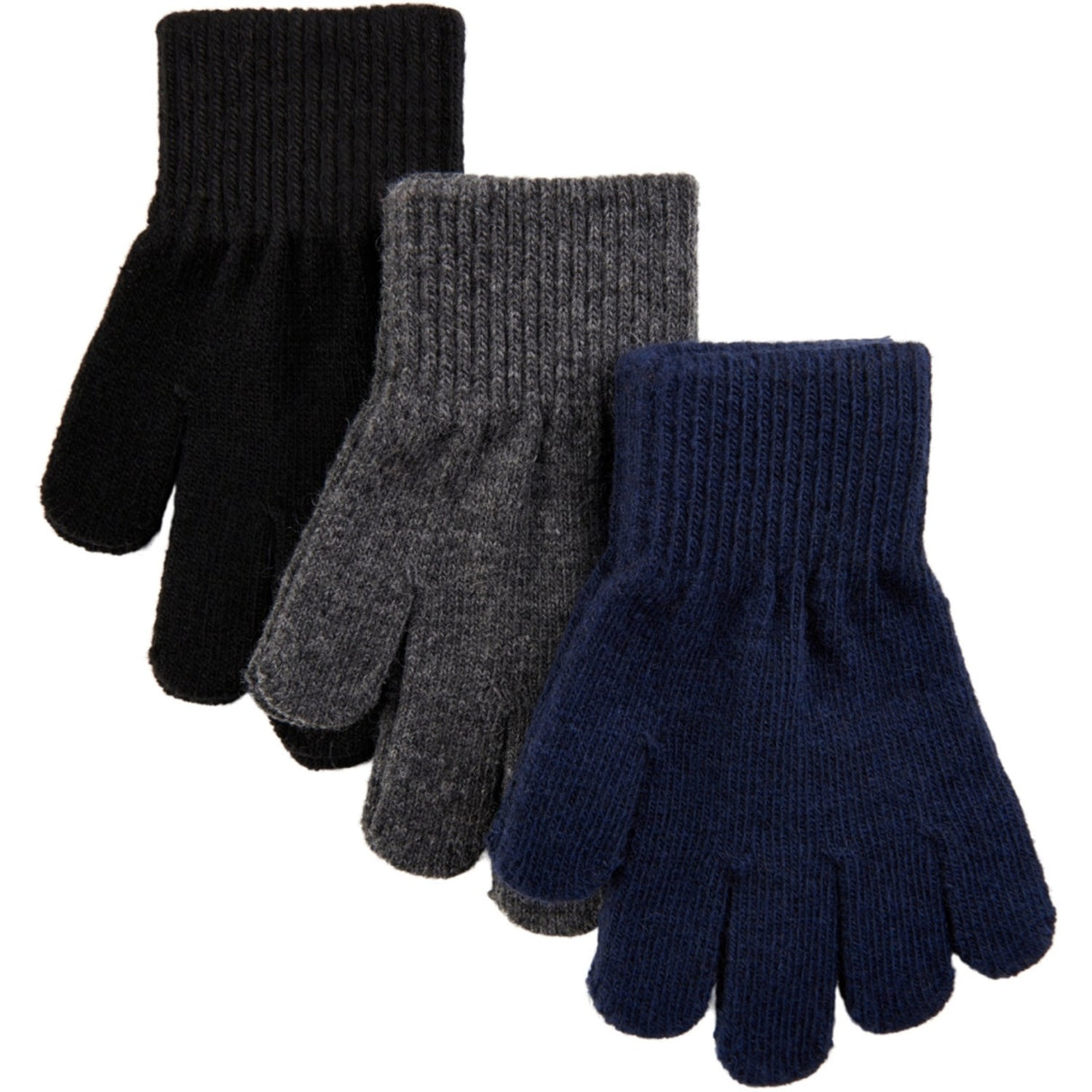 Mikk-Line Magic Votter 3-pakning Blue Nights-Antrazite-Black