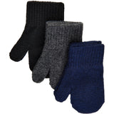 Mikk-Line Magic Votter 3-Pak Bluenights Antrazite Black Pack