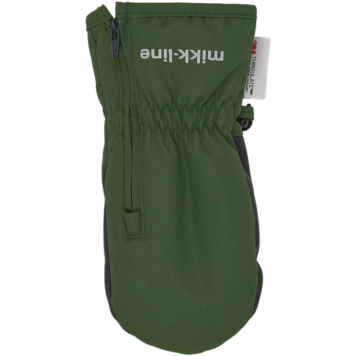Mikk-Line Kombu Green Polyester Votter Med Zip