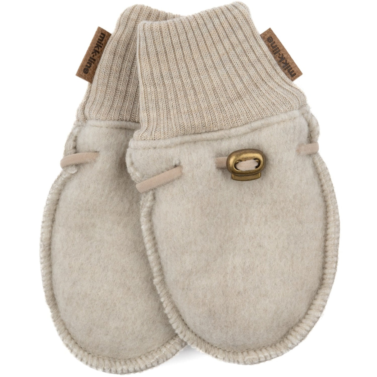 Mikk-Line Ull Votter Melange Offwhite