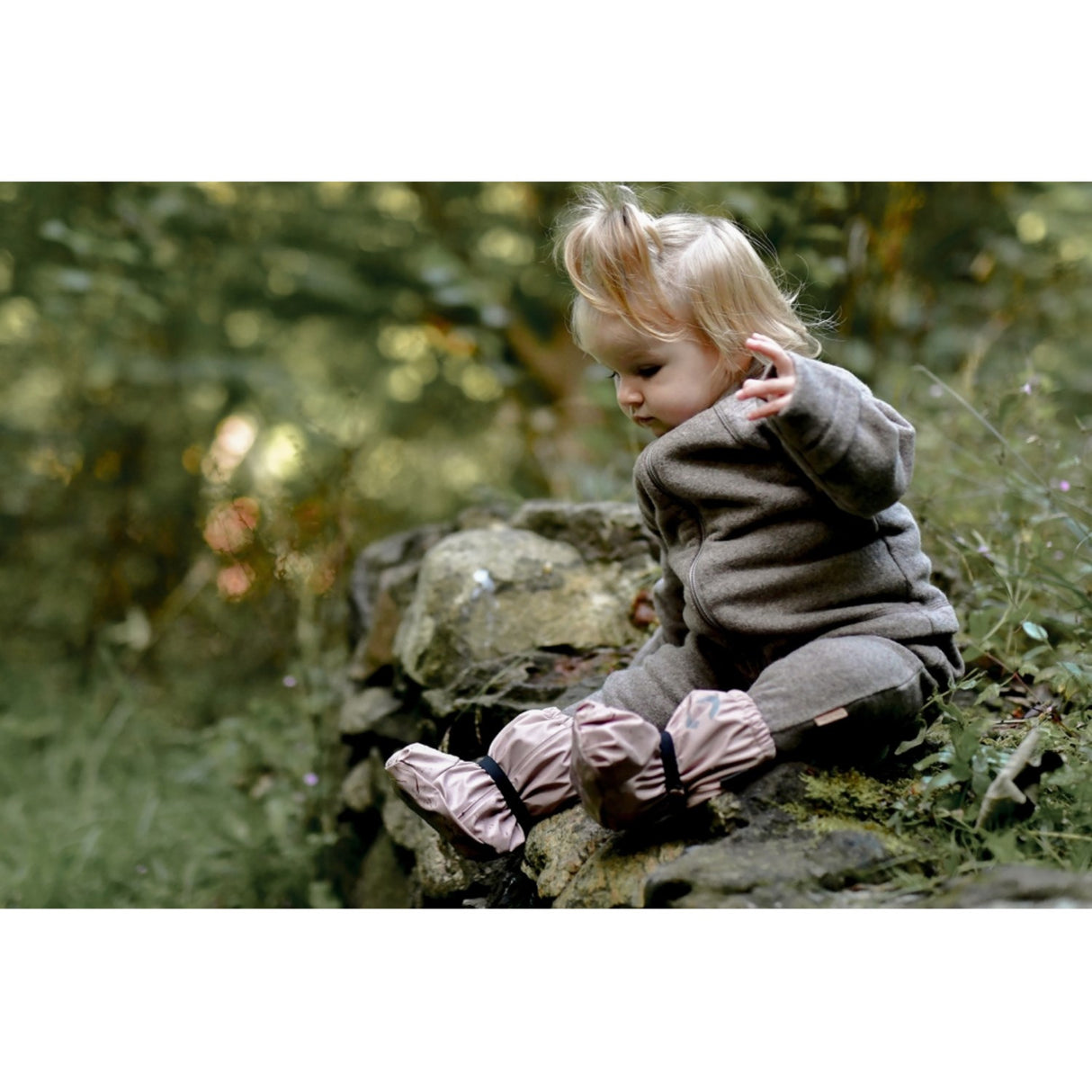 Mikk-Line Regnfutter m. Fleece Adobe Rose