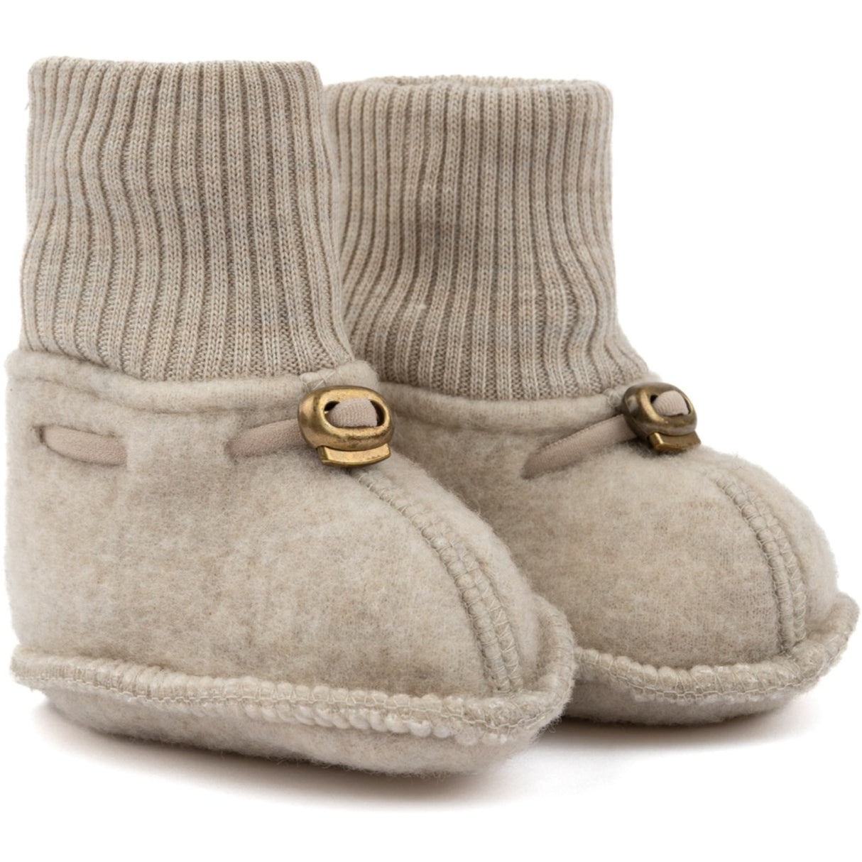 Mikk-Line Melange Offwhite Ull Støvletter