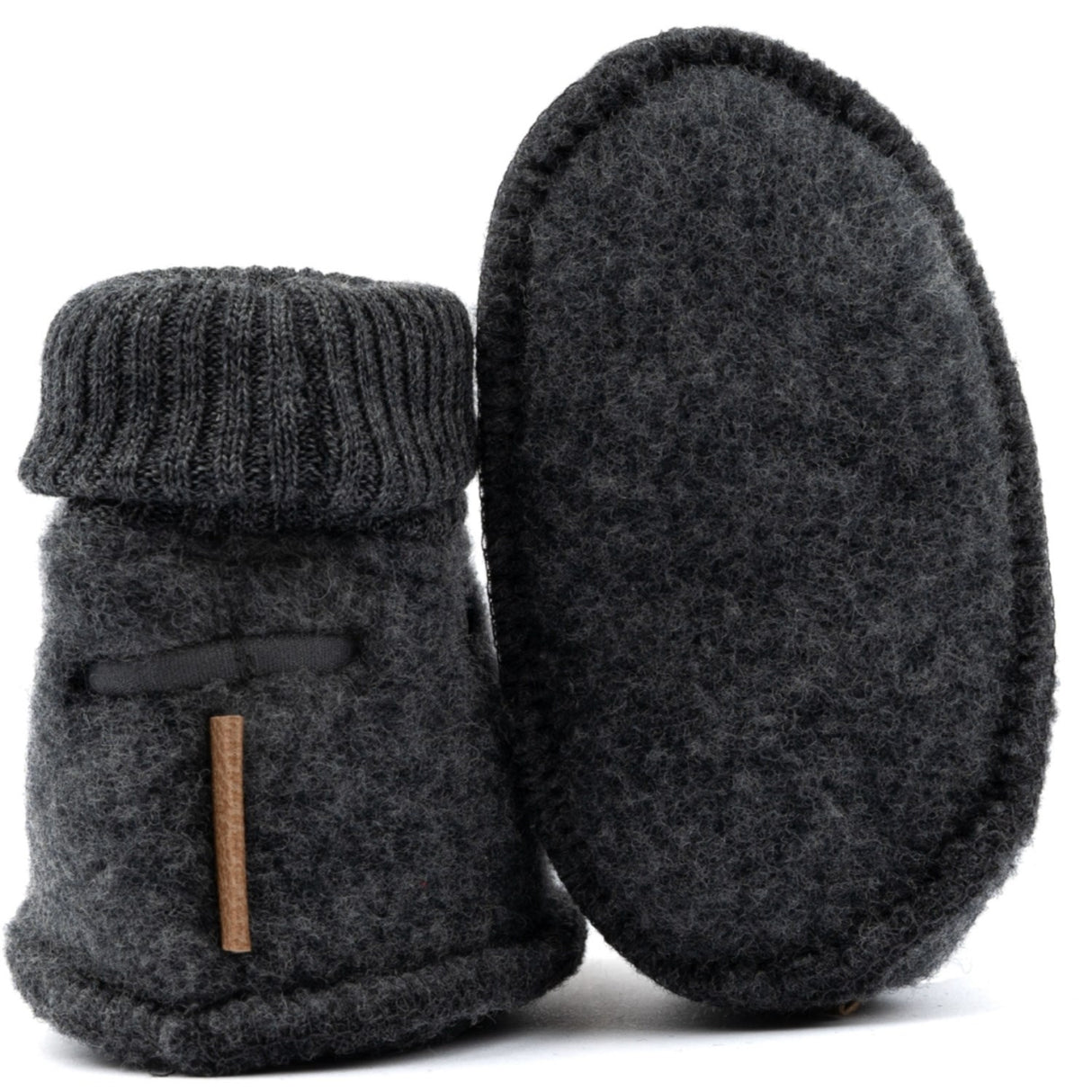Mikk-Line Ull Tøfler Anthracite Melange