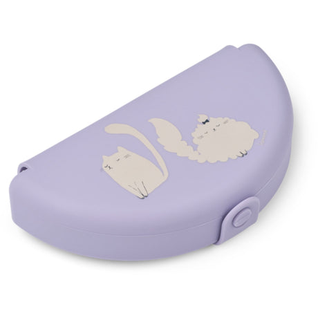 LIEWOOD Cat / Warm Lilac Eugene Foldbar Snack Eske