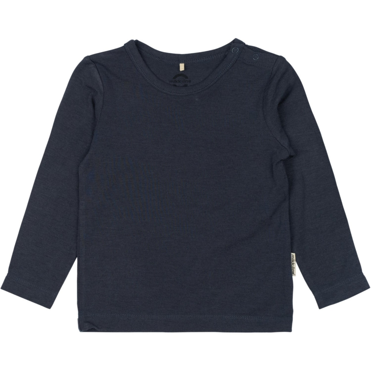 Mikk-Line Blue Nights Wool/Bamboo Ls Topp