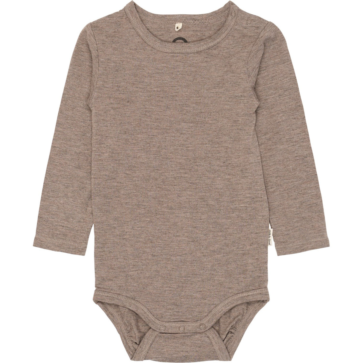 Mikk-Line Melange Denver Wool/Bamboo Ls Body