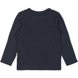 Mikk-Line Blue Nights Wool/Bamboo Ls Topp