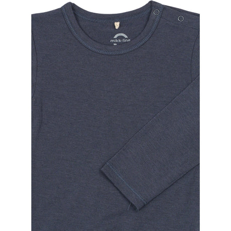Mikk-Line Blue Nights Wool/Bamboo Ls Body