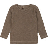 Mikk-Line Melange Denver Wool/Bamboo Ls Topp