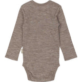Mikk-Line Melange Denver Merino Ull Ls Body