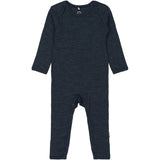 Mikk-Line Melange Blue Nights Merino Ull Ls Drakt