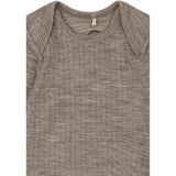 Mikk-Line Melange Denver Merino Ull Ls Body