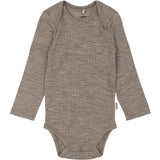 Mikk-Line Melange Denver Merino Ull Ls Body